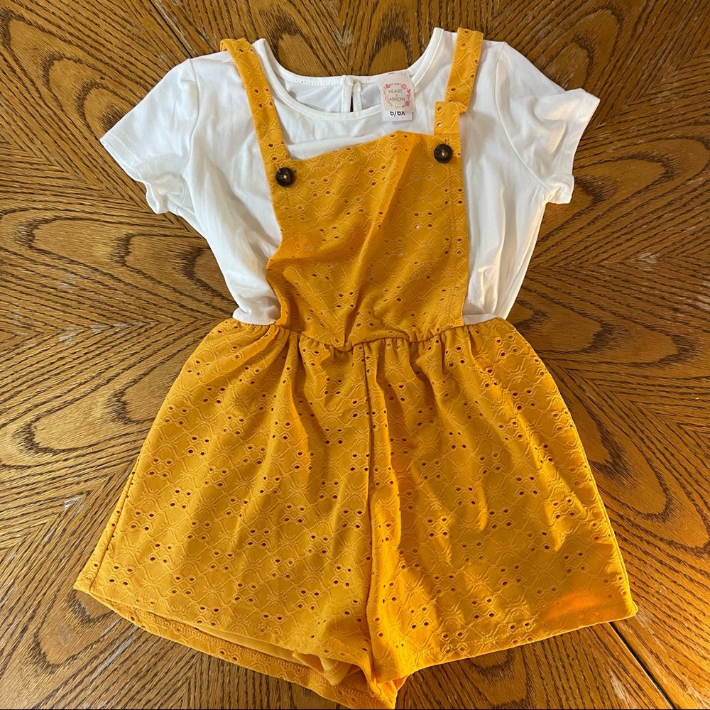 Romper golden deep yellow fall